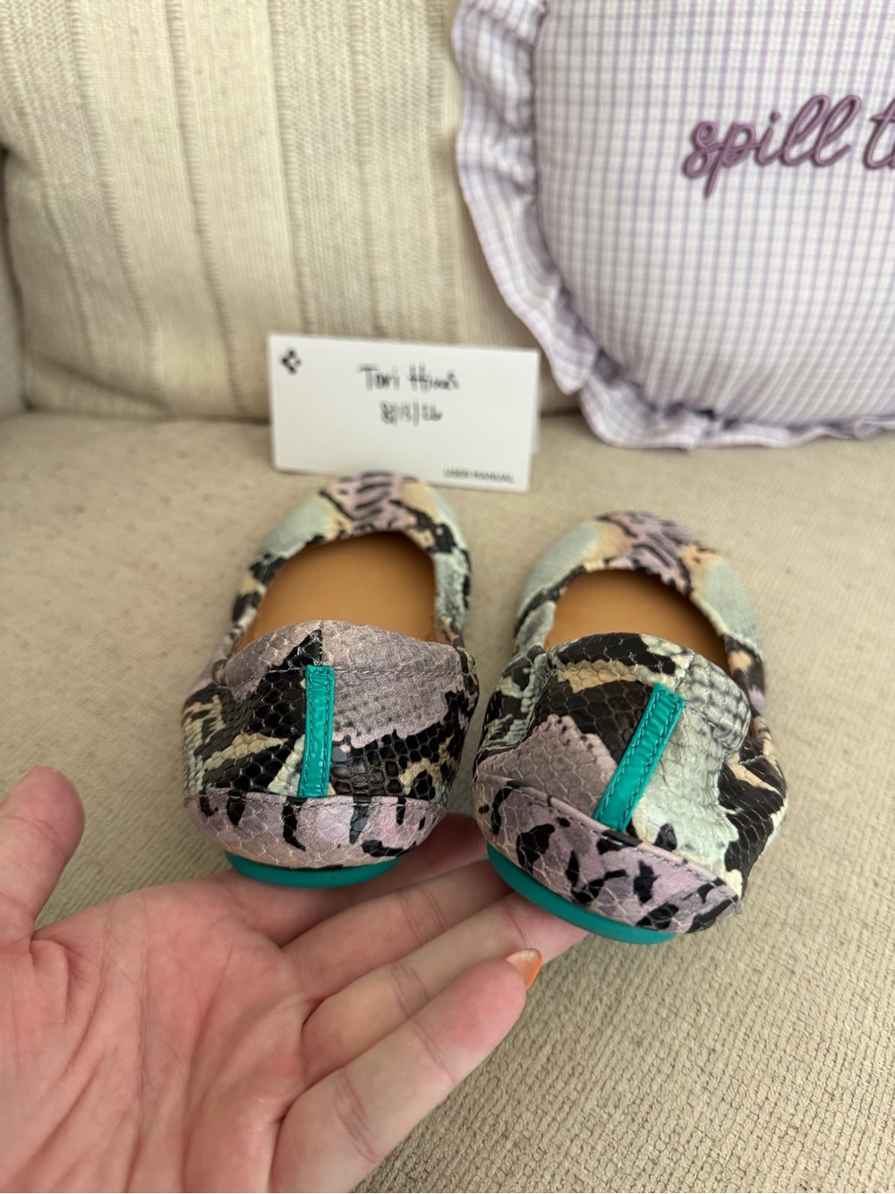 Lavender Snake Tieks - Picture 3 of 4